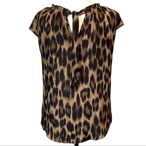 Joe Fresh Leopard Print Blouse - Picture 4 of 6